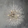 Pendant Lamps American Country Wrought Iron Chandelier Dandelion Shape Creative Living Room Bedroom Decoration ChandelierPendant