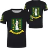 T-shirt des îles vierges britanniques, drapeau noir, vêtements d'université, bricolage, maillot personnalisé, décontracté, court, 220615