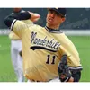 XFLSP Custom Vanderbilt Commodores College Baseball Jerseys NCAA Custom Stitched Baseball Jersey S till 3XL Fast Vintage Rare