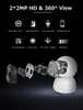 HD 10X ZOOM 2 * 1080P SMART HOME WIFI IP Camera Indoor Security Surveillance PTZ CCTV 360 Video Monitor voor Baby / Nanny / Pet Cam