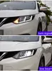 auto headlights For Nissan X-trail 16-17 turn signal daytime running lights high beam xenon kit front lamp FACELIFT