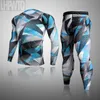 Intimo termico da uomo per uomo Abbigliamento mimetico termico maschile Mutandoni lunghi Collant Compressione invernale Quick Dry 220719