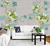 Hohe Qualität 3D Wandbild Tapete Wohnzimmer Badezimmer Dekor Sofa TV Hintergrund Kreative Wandpapel Parde 3D
