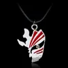 Collane con ciondolo Classic Anime Bleach Collana di cristallo Kurosaki Ichigo Maschera per uomini Donne Fan Gioielli di moda Collare ChokerPendant