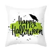 24 Colors Party Decorative Pillow Case Covers for Christmas Halloween Pillows Home Gift Sofa Leaning Tattoo Fleece Pillowcase Cushion Textiles without Inner