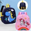 Ryggsäck 2022 Kawaii Cartoon Kids Schoolbags Trendy Waterproof Kindergarten Primary School Bookbag Student 220628