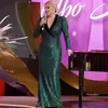 Hunter Green lovertjesavondjurken Velvet kraag lange mouw formele jurk plus size mermaid Arabisch Dubai verjaardagsfeestje jurk