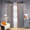 Perde perdeleri özel modern basitlik gri turuncu bir ekleme klasik jakar gölgeleme pencere yatak odası karartma tül iplik m996curtain dra