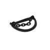 Original Design Simple Double Chain Ring Personality Ins Cold Wind Irregular Niche Black Fashion Street All-Match Jewelry