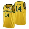 SJZL98 طوكيو اولمبي أستراليا فريق كرة السلة جيرسي باتي ميلز كريس Goulding جوش الأخضر جو إنجليز ماثيو ديلافيدوفا ماتيس المسرح