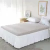 Gonna da letto 1PC Camicie elastiche avvolgenti bianche senza gonne di superficie Twin / Full / Queen / King Home el Use # / 220623