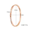 Fine Jewelry Crystal Bangles Bracelet For Women Classic Brand Jewelry Stainless Steel Rose Gold Costume Accessories Christmas Gift9898698