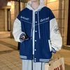 Heren Jackets Autumn Winter Baseball Men's Uniform Street Vintage Paren geborduurde Casual jas losse reflecterende stikingsjackers's