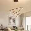 Pendant Lamps Creative Ring LED Chandelier Living Room Dining Bedroom Study Lights Commercial Restaurant Cafe Bar Lighting FixturesPendant