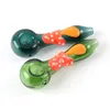 Gr￶n Mushroon Glass Reting Pipes Handful Hosahs Pyrex Glass Burner Straight Tubes SP397