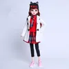 아름다운 수제 인형 세트 드레스 60cm BJD 의류 패션 1/3 액세서리를위한 패션 캐주얼 슈트 소녀 어린이 장난감 선물 220505