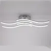 12W 18W 24W LED Ceiling Lamp Modern Wave Curved Style Ceiling Lights Indoor Home Decorative Livingroom Chandelier 85-265V