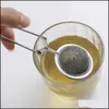 Ferramenta de infusor de ch￡ 304 A￧o inoxid￡vel Esfera de malha de malha Cafeteira Filtro de especiar
