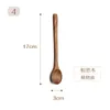 Eco Friendly Natural Wood Spoon Coffee Tea Soppa omrörande sked Dessert Cake Wood Forks Barn Vuxna soppskedar gafflar 76 M2