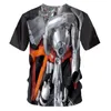 Racer Vintage Diseño de motocicleta Camiseta Hombres Verano Top Camiseta de manga corta Novedad Llegada Cool Print 3D Tees Homme 220623