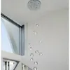 Modern Chandeliers Indoor Lighting Stair Led Chandelier For Living Room Crystal Ball Chandelier Loft Kitchen Lights