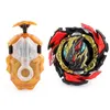 Spinning Top Beyblade Burst DB B191 01 dangereux Belial avec lanceur de cordes LR personnalisé complet Autocollants de lame de lame dans la boîte 220826