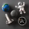 Aimant de réfrigérateur planète en résine 3D, autocollants d'astronaute pour réfrigérateur, navette spatiale Jupiter terre soleil, décoration de la maison 220718