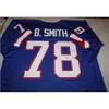 UF Chen37 Goodjob Men Youth Women Vintage Bruce Smith #78 Sydd sömd AFC Champion Football Jersey Size S-5XL eller Custom Any Name or Number Jersey