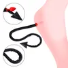 Black Devil Tail Products Adult Products Slave Cosplay Butt Plug Silicone Red Anal Whip Apparatus Bondage Sm Sexy Toys