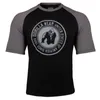 Män nya tshirt gym fitness skarv mode fritid t-shirt manlig fitness tees tätt passande snabb torkning kortärmad t-shirt cx220421