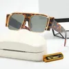 2022 Hommes Monogrammes Imprimer Cadre Carré Lunettes De Soleil Style Vintage Lunettes De Soleil Femme Lunettes De Soleil Femme Rétro Voyage Nuances Miroir Extérieur Mode Gafas De Sol 66