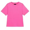 0-12t crianças primavera verão t - shirts letra desgin camiseta bebê meninos meninas top t-shirt crianças tamanho 100-140cm manga curta 100% algodão rosa vermelho escuro bege