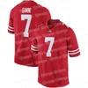 N3740 NCAA College Ohio State Buckeyes Football Jersey C.J. Stroud Chris Olave Garrett Eddie George Fields Wilson Teague III Julian Fleming J.T.