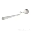 NEW Tea Coffee Honey Drink Adorable Stainless Steel Curved Twisted Handle Spoon U handled V Handle Jam Spoons DH8755