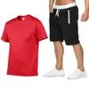 Tracksuits Men's Summer Casual Tops T-shirt Bermuda Shorts Suit Tracksuit Set Sportswear Jogging Pants Set Streetwear Tshirtsmen's S s