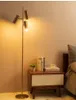 Golvlampor Nordiska Simple Creative LED GU10 Iron Lamp Light for Living Room Bedroom El Project Study Roomfloor
