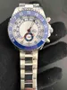 Data de relógio Uxury GMT Core Wristwatch Master Mens Automático Sports 2813 Relógio de cerâmica mecânica Caixa de aço inoxidável dobrável fivela por atacado