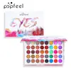 PopFeel profissional glitter glitter paleta 40 cores duradouro olho fosco sombra paleta paleta mulheres beleza presente cosmético