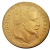 Frankrike 1867a gjord av mässingspläterat guld napoleon 20 franc vackra kopior mynt ornament replika mynt hem dekoration tillbehör