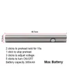 510 Thread Transpring MIX2 280mAh Preheat Battery for Thick oil Vaporizer Cartridge Buttonless Battery Bud Touch Vape Pen