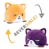 Dessin animé Anime jouets doux en peluche poupées en peluche pour enfants cadeaux de Noël d'anniversaire 15 cm différents types de poupées réversibles Cat Gato4011651