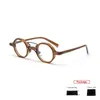 Lunettes de soleil de mode Cadres Mimiyou Acétate Polygon Lunettes Cadre Femmes Rétro Hommes Lunettes D'ordinateur Optique Myopie Lunettes Marque Design Ocul