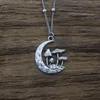 Pendentif Colliers Personnalité Sorcière Forêt Escargot Champignon Collier Croissant De Lune Gothique Femmes BijouxPendentif