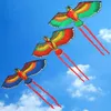 110 cm flacher Adlerdrachen für Kinder, fliegende Vogeldrachen, Windsack, Outdoor-Spielzeug, Garten, Stoffspielzeug für Kinder, Geschenk 2206026346803