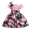 Piękna Kwiat Balowa Suknia Eleganckie Druhna Dresses na przyjęcie urodzinowe Kawaii Tutu Dress na 2-10 lat dziewczyny