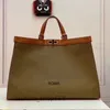 Top Large Tote Bag Handbag Women Luxurys Designers Borsa a mano da donna in tela verde scuro Alta qualità
