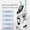 2022 Nyaste Emslim Cryo 2 i 1 bantmaskin Hi-EMT Muscle Sculpting Muscle Trainer 40K RF Cryolipolysis Fat Freeze Body Shaping Weight Loss Beauty Salon Equipment