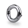 Nxy Cockrings Adjustable Cock Ring Male Scrotum Pendant Stainless Steel Penis Rings Delay Ejaculation Stretch Balls Stretcher Sex Toys for Man 220505
