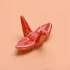 Ceramics Paper Crane Topstick Solder Birdie Birdie Topsticks Fork Hopstick Copstick Support Stand Table Home Table Decoration Tool B3740685