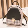 HBP New Trendy Female 2022 Mini Backpack Crossbody Bag For Teenage Girl Plaid Women Shoulder Phone Purse Korean Style